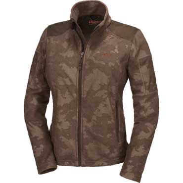 Blaser Damen Camo-Art Fleece Jacke Mira braun