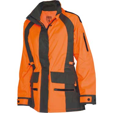 HUBERTUS Damen-Hundefhrerjacke Dog Keeper oliv/orange