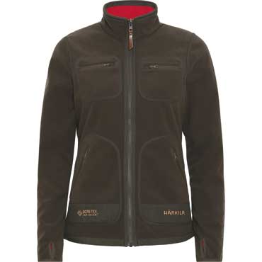 HRKILA Kamko Fleecejacke Women Brown/Red