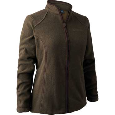 DEERHUNTER Lady Josephine Fleece Jacke Graphite Green