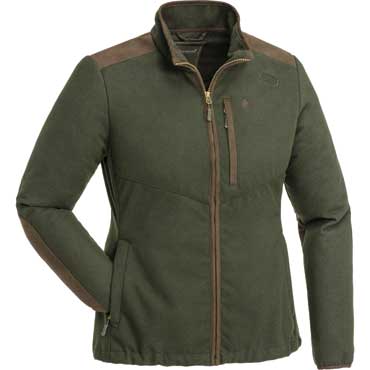 PINEWOOD Nydala Damen Wolljacke Mossgreen/Suede Brown