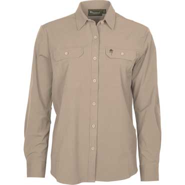 PINEWOOD Everyday Travel Damen Langarm-Bluse Sand