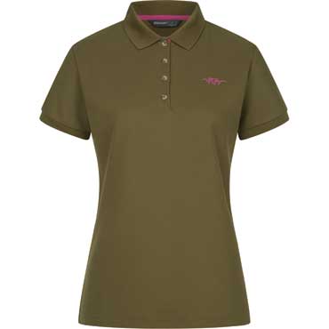 BLASER Damen Polo Shirt 25 dunkel oliv