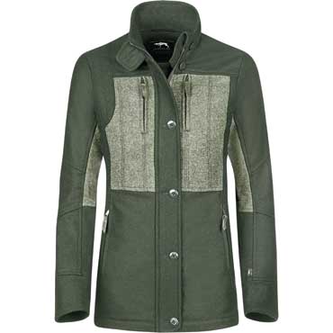 JAGDHUND Damen Lodenjacke Gamskopf 2 grn    