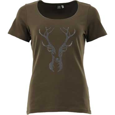 OS TRACHTEN Damen T-Shirt oliv