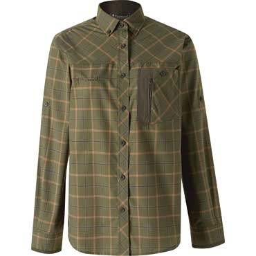 PINEWOOD Wolf Damenbluse Green/Terracotta