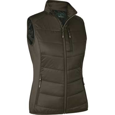 DEERHUNTER Lady Heat wattierte Weste Wood