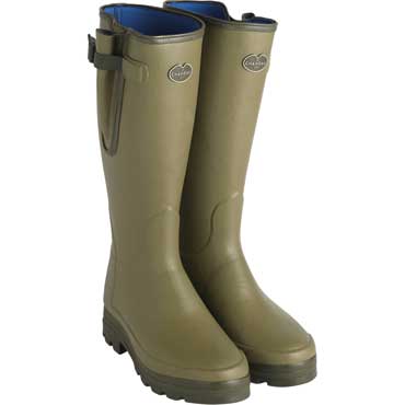 Le Chameau Vierzonord Herrenstiefel mit Neoprenfutter vert vierzon