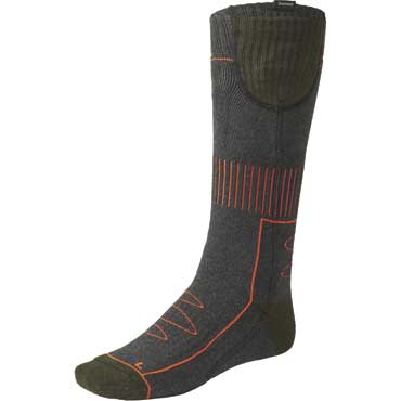 SEELAND Celsius Heat Socken Pine green melange