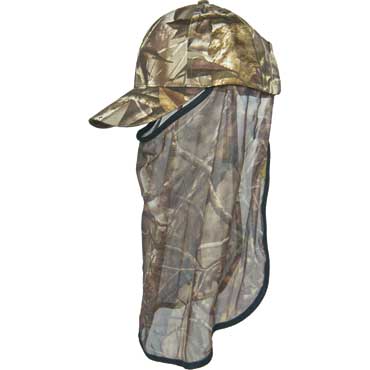 HUBERTUS Base Cap Pirsch mit Moskitonetz camou