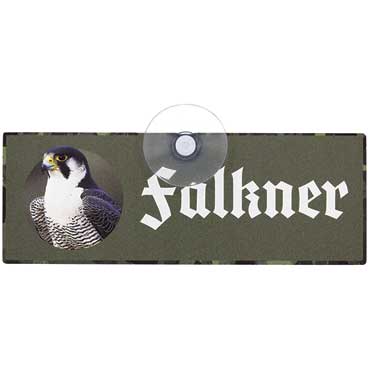WILDE HILDE Autoschild mit Saugnapf ''Falkner'' II