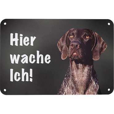 WILDE HILDE Zaunschild ''Deutsch Kurzhaar''