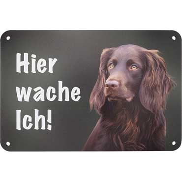 WILDE HILDE Zaunschild ''Deutsch Langhaar''
