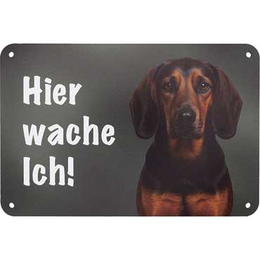WILDE HILDE Zaunschild ''Alpenlndische Dachsbracke''